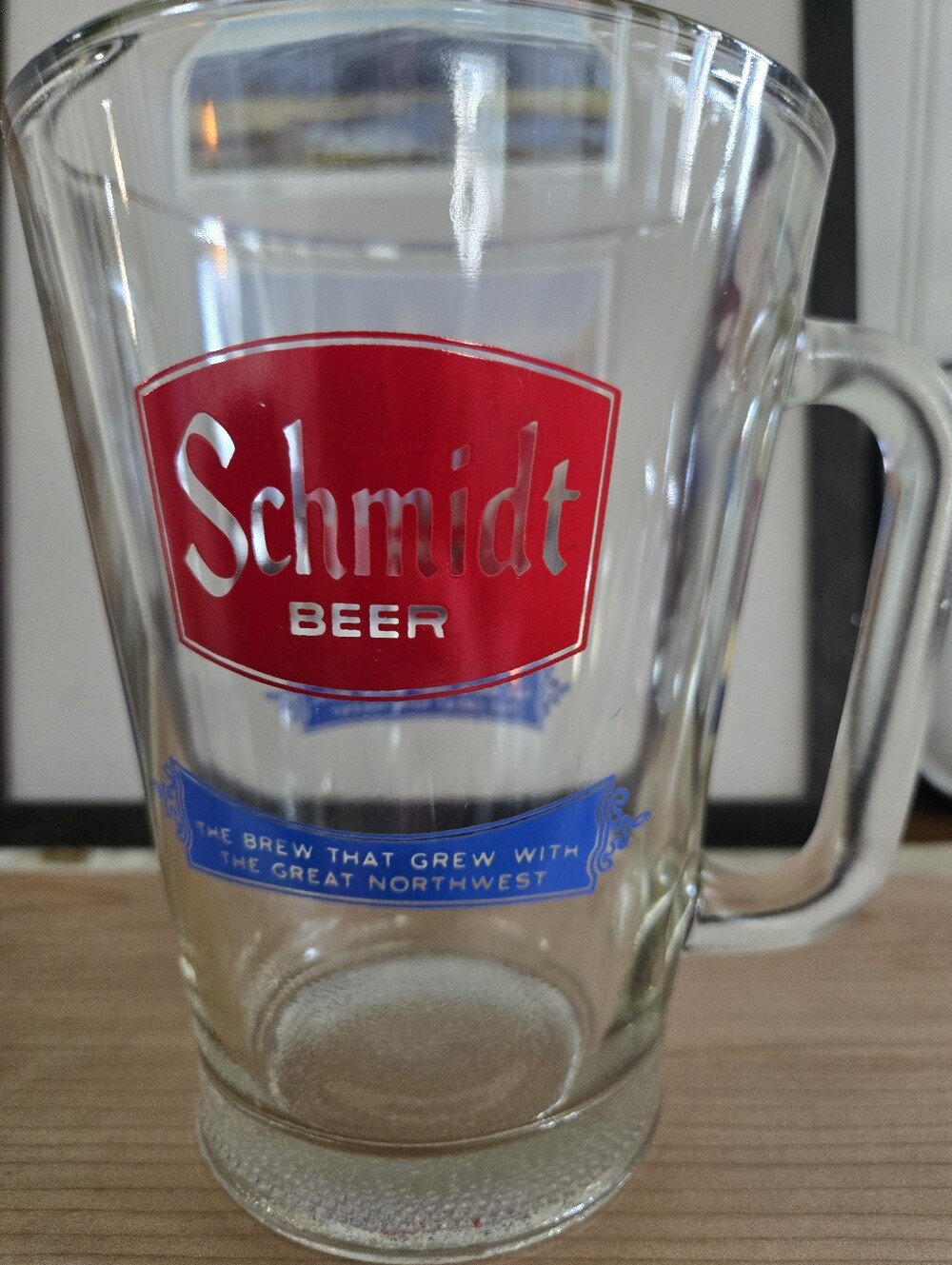 Vintage Schmidt Beer Pitcher/mug.
